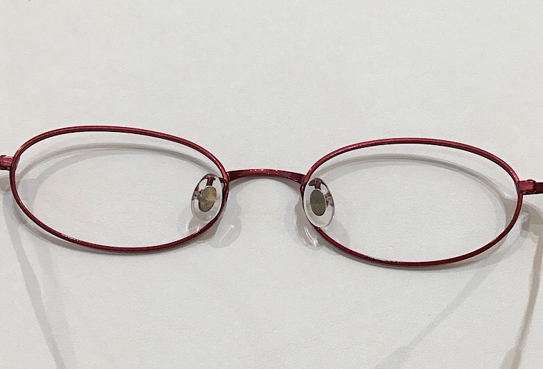 歪み修正前メガネフレーム