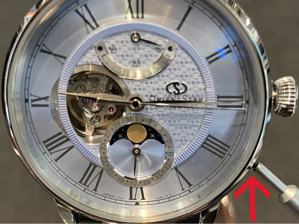 ムーンフェイズを満月に設定