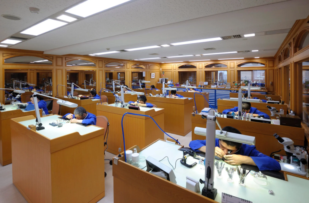 フランク ミュラーの修理工房