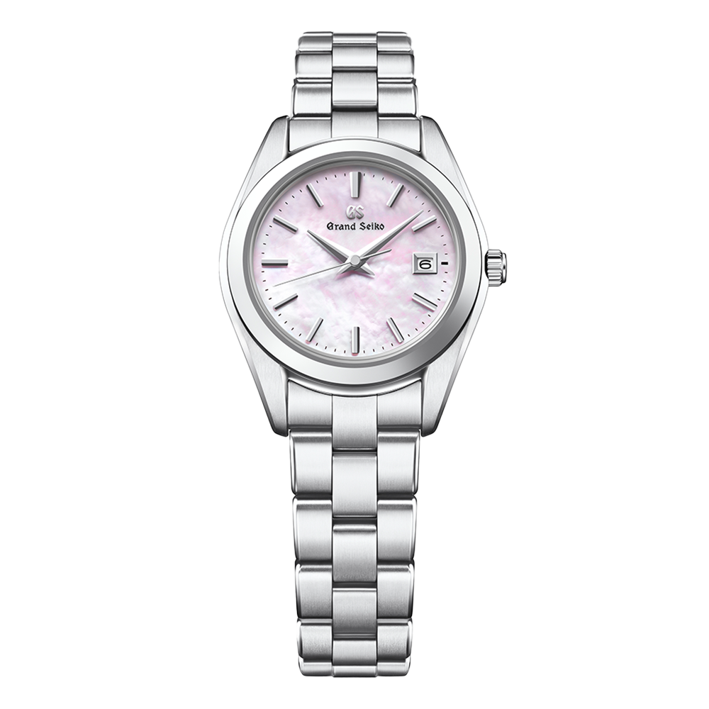 グランドセイコーシェル文字盤の時計