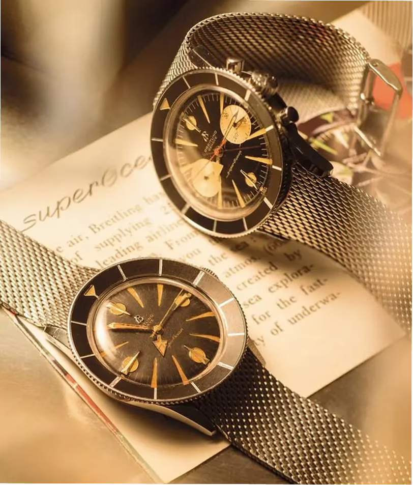 スーパーオーシャンヘリテージRef.1004とスーパーオーシャンヘリテージRef.807が並んでいる様子