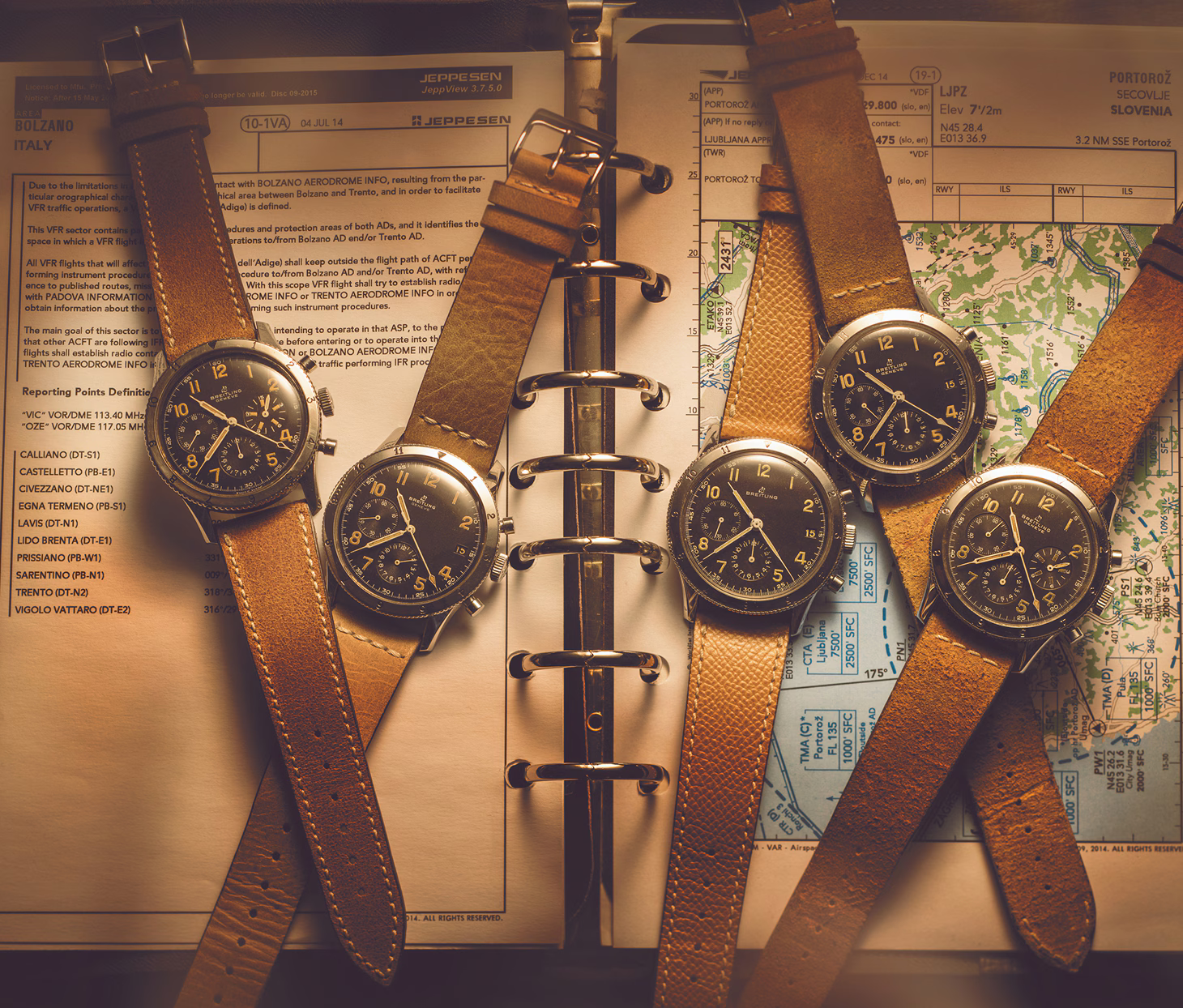 コ・パイロットアヴィが5本並べられた写真。