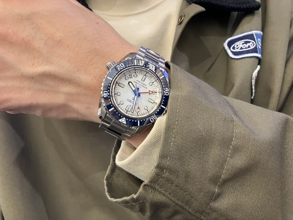 セイコープロスぺクスを着けた男性