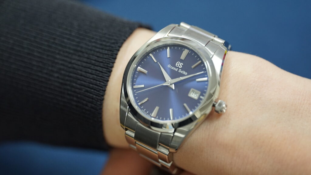 グランドセイコーの時計を着けた人