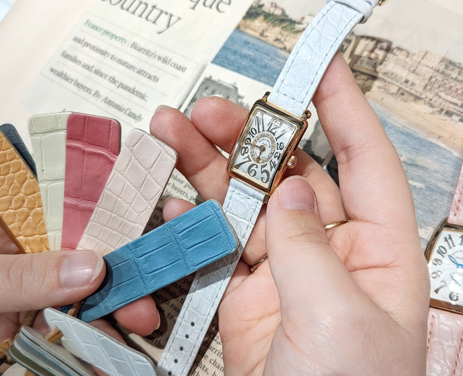 フランクミュラー、ロングアイランド、レディース時計