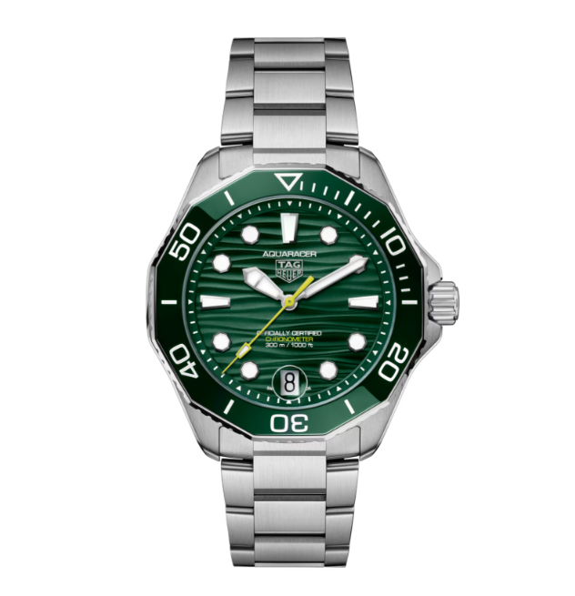 アクアレーサー プロフェッショナル300［品番：WBP5116.BA0013］グリーン文字盤