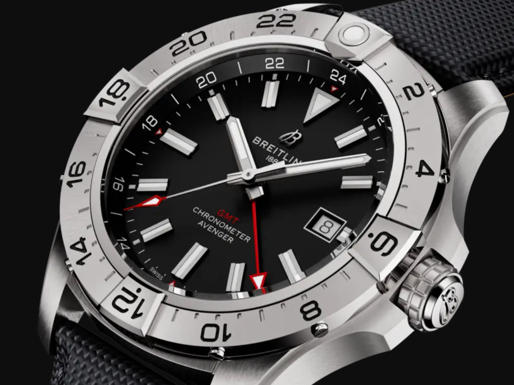 ブライトリングの腕時計 アベンジャー オートマチック GMT 44(A32320101B1X1)