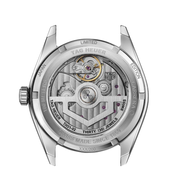 200本の限定本数が刻まれケースバック