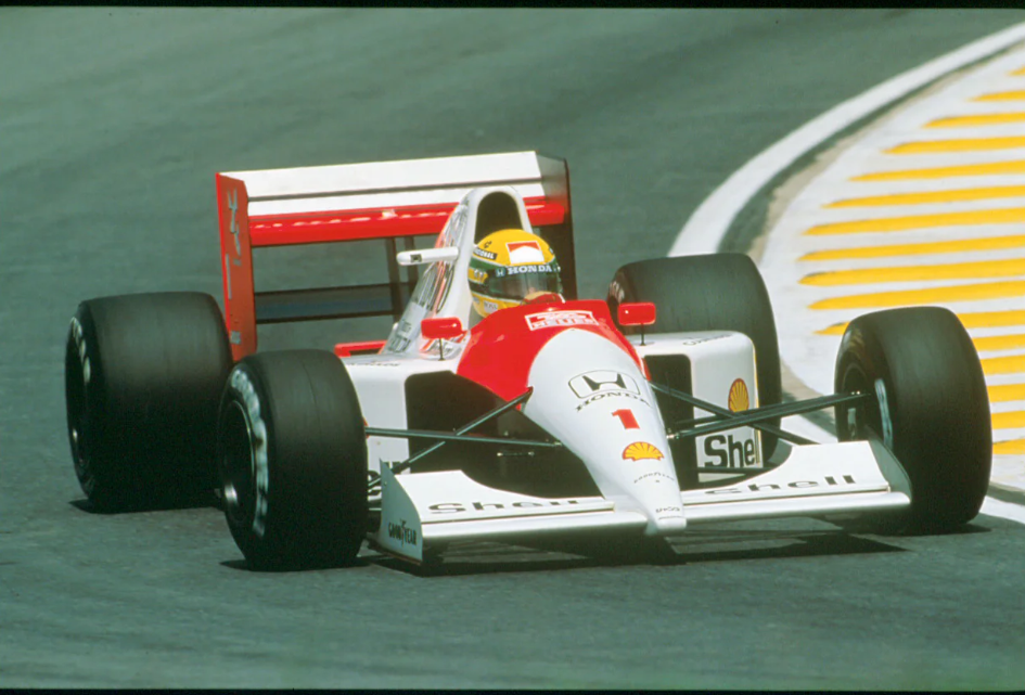 卓越した運転技術をもったセナのドライビング