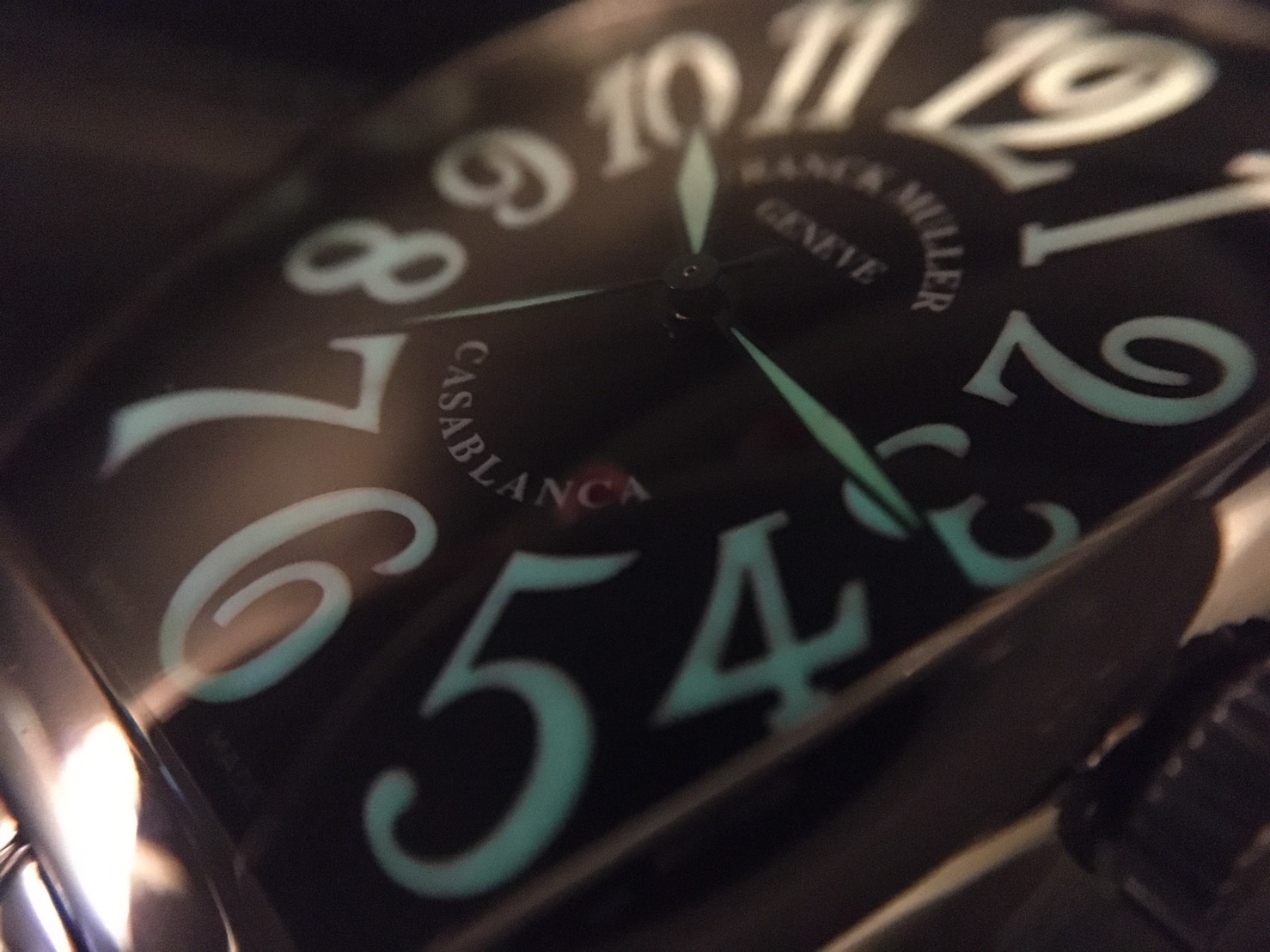 フランクミュラーの腕時計、カサブランカのビザン数字