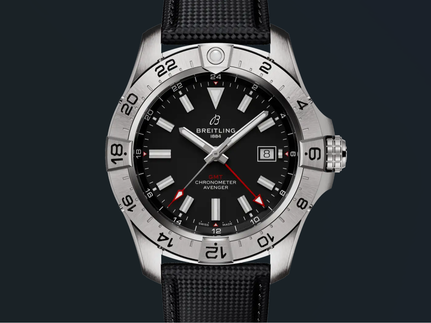 ブライトリングの腕時計 アベンジャーオートマチックGMT44