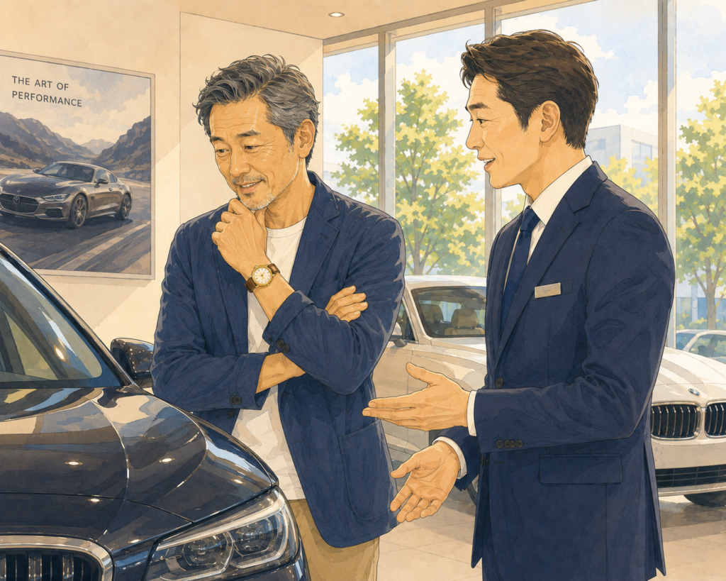 金無垢のノンデイトモデルを愛用しているイメージ