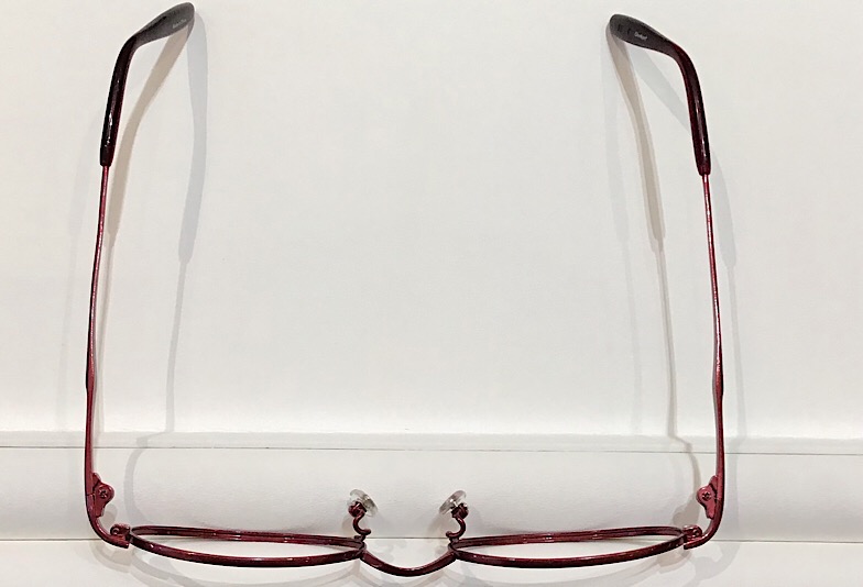 歪み修正後メガネフレーム