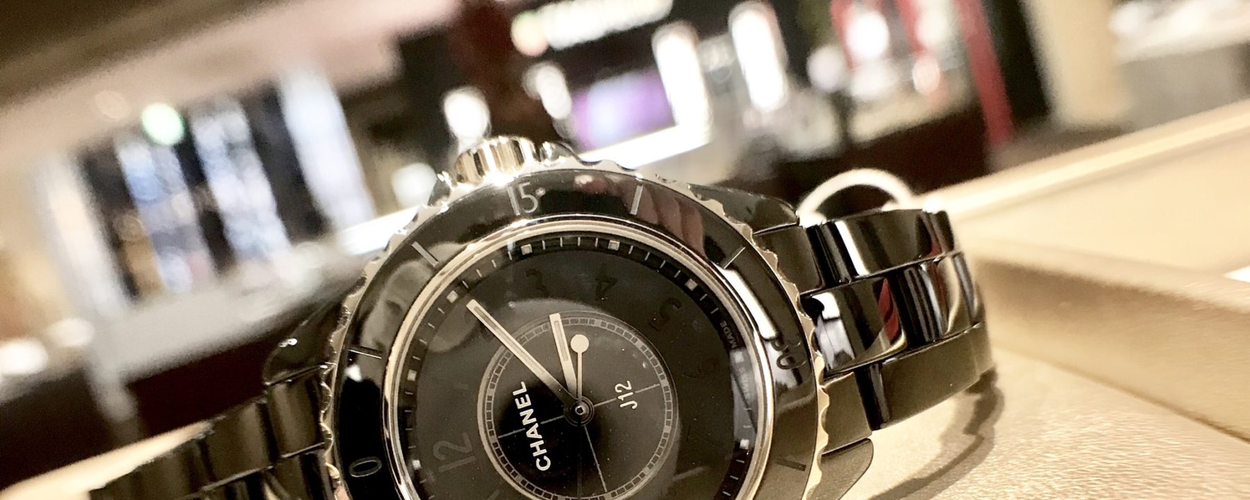 シャネル J12 黒 ブラック 長野 正規代理店