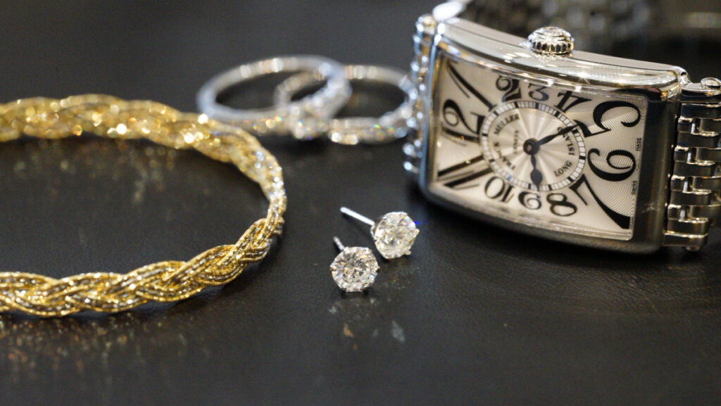 フランクミュラー　ロングアイランドとジュエリー