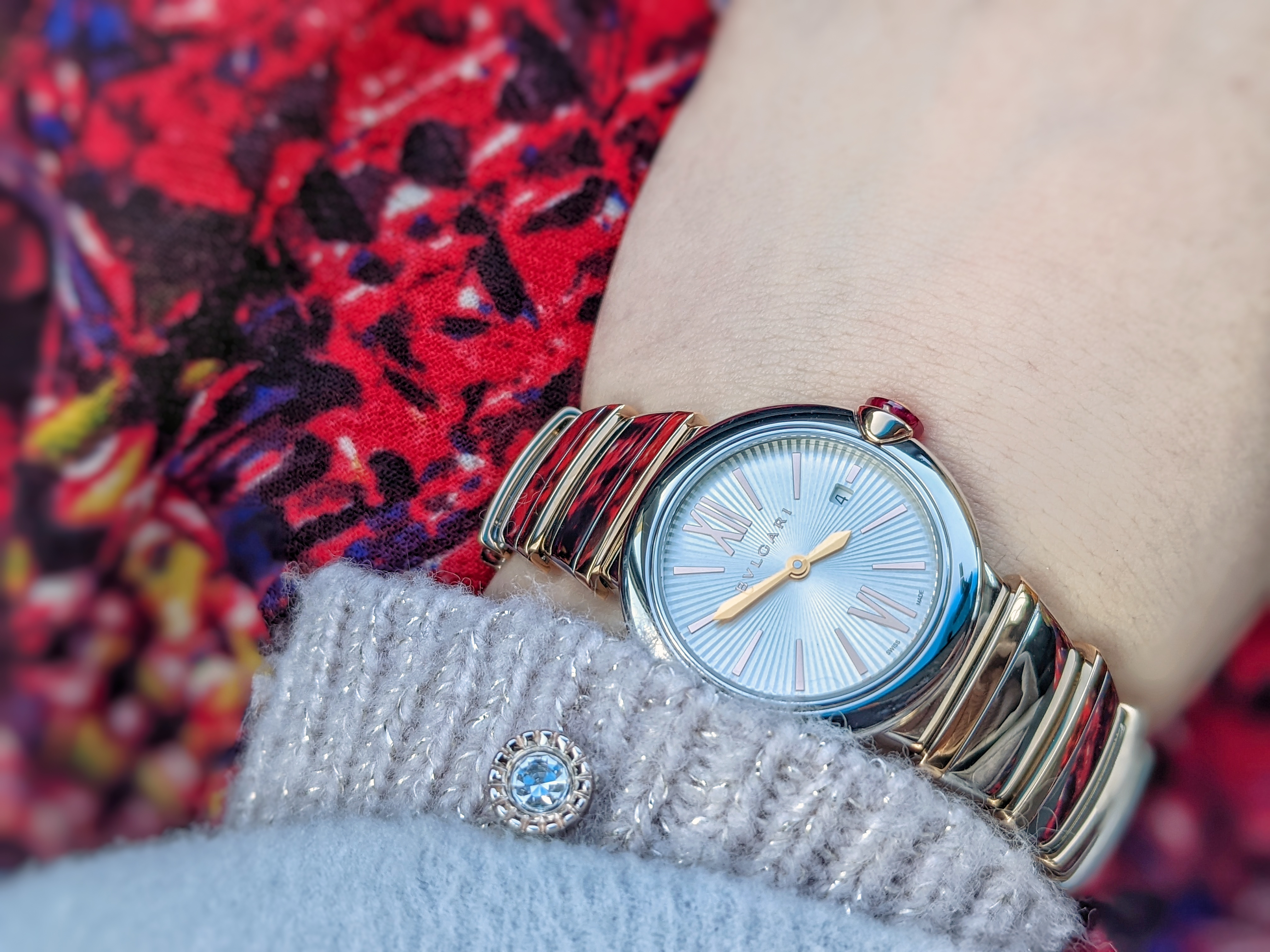 ブルガリ、ルチェア、レディース時計