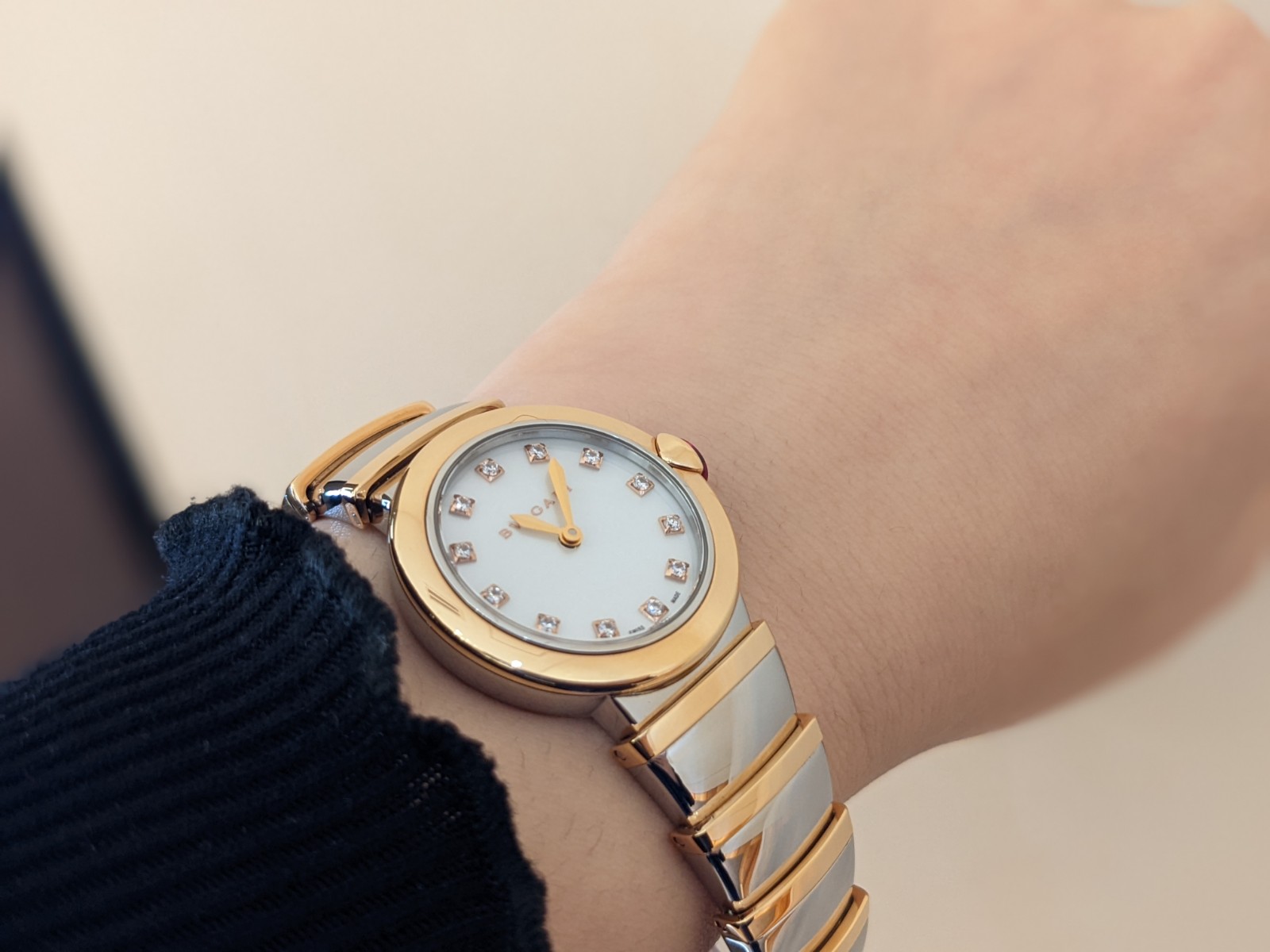 ブルガリ、ルチェア、レディース時計