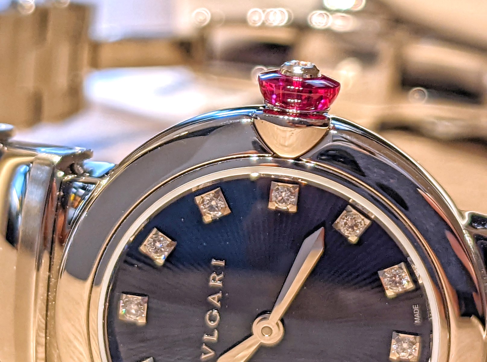 ブルガリ、ルチェア、レディース時計