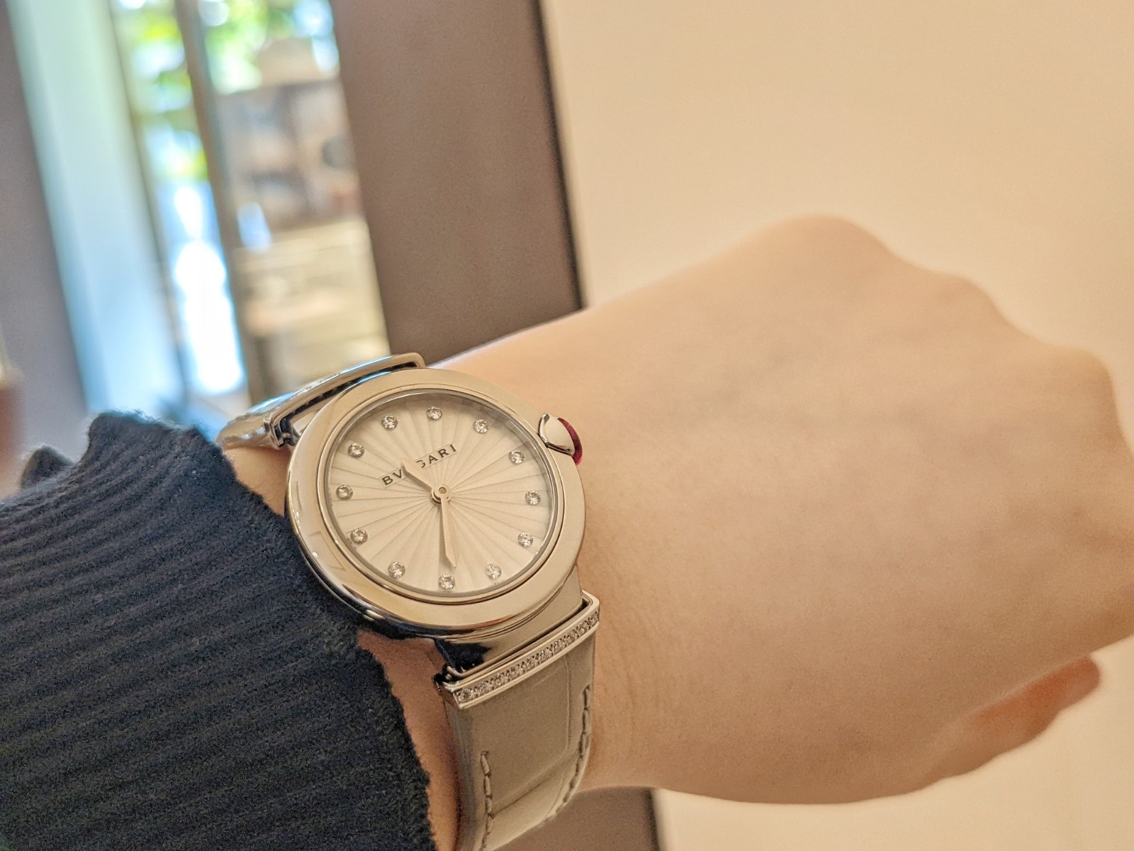 ブルガリ、ルチェア、レディース時計