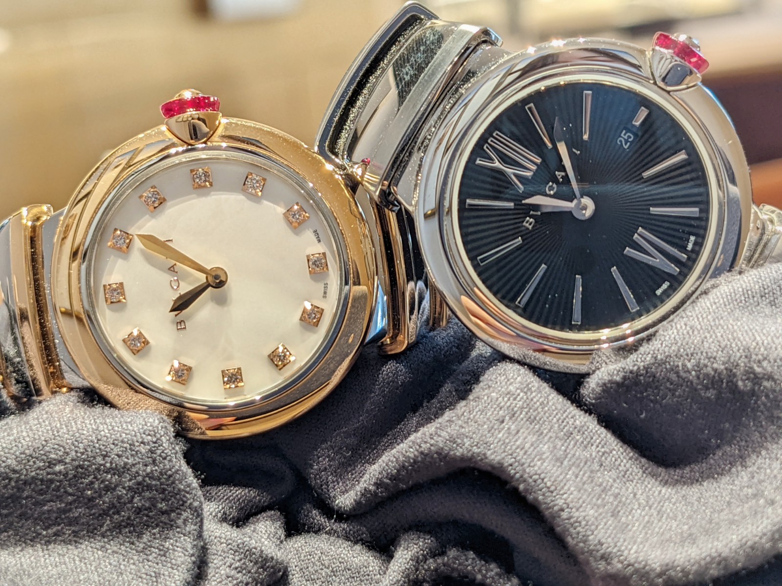 ブルガリ、ルチェア、レディース時計