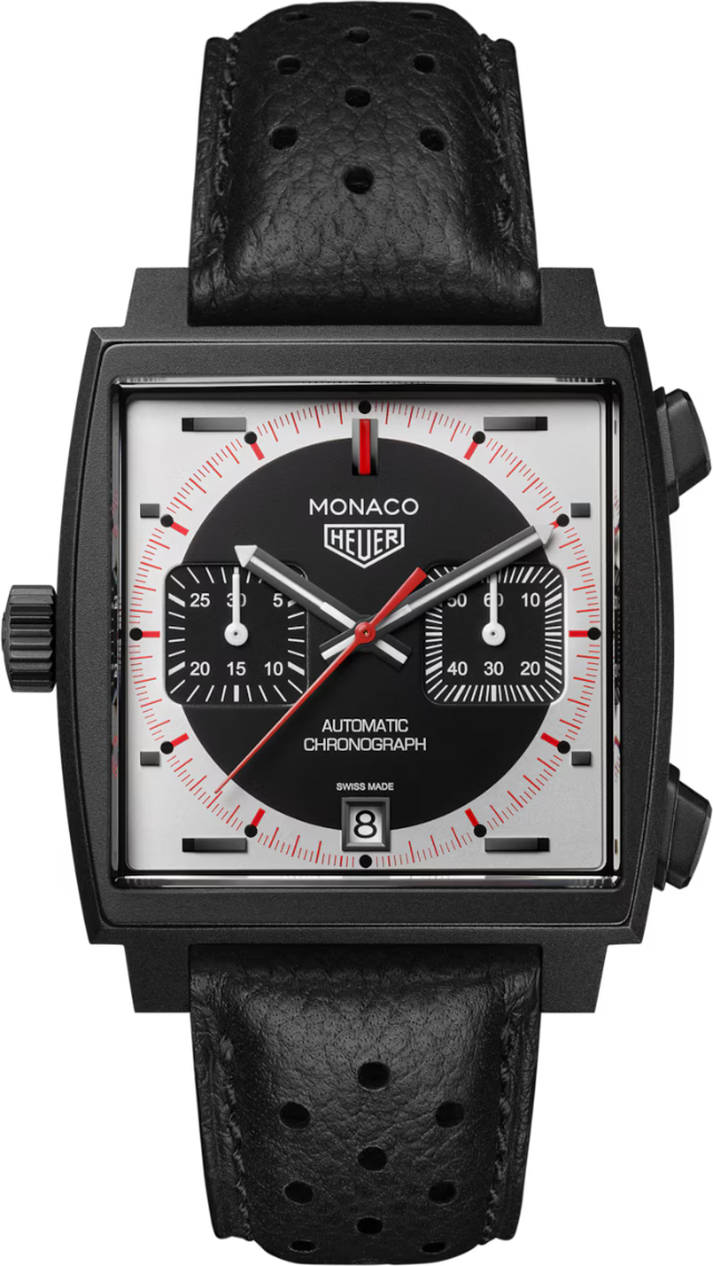 タグホイヤー モナコ クロノグラフ ストップウォッチ 自動巻, 39 mm, チタン CAW218F.FC6356
