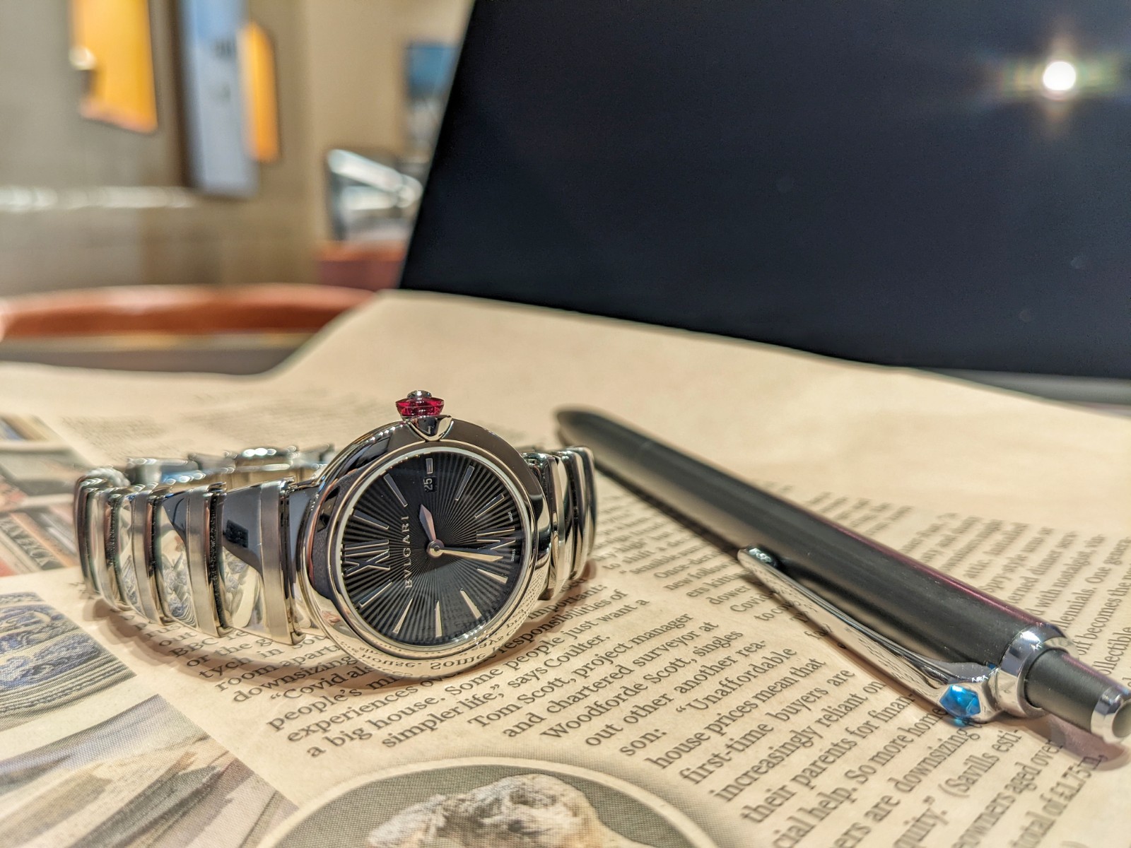 ブルガリ、ルチェア、レディース時計