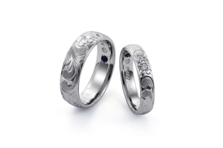 ハワイアンジュエリープラチナ結婚指輪
