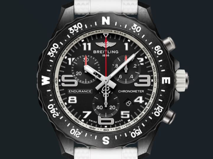 腕時計の方位目盛り付きコンパスベゼル