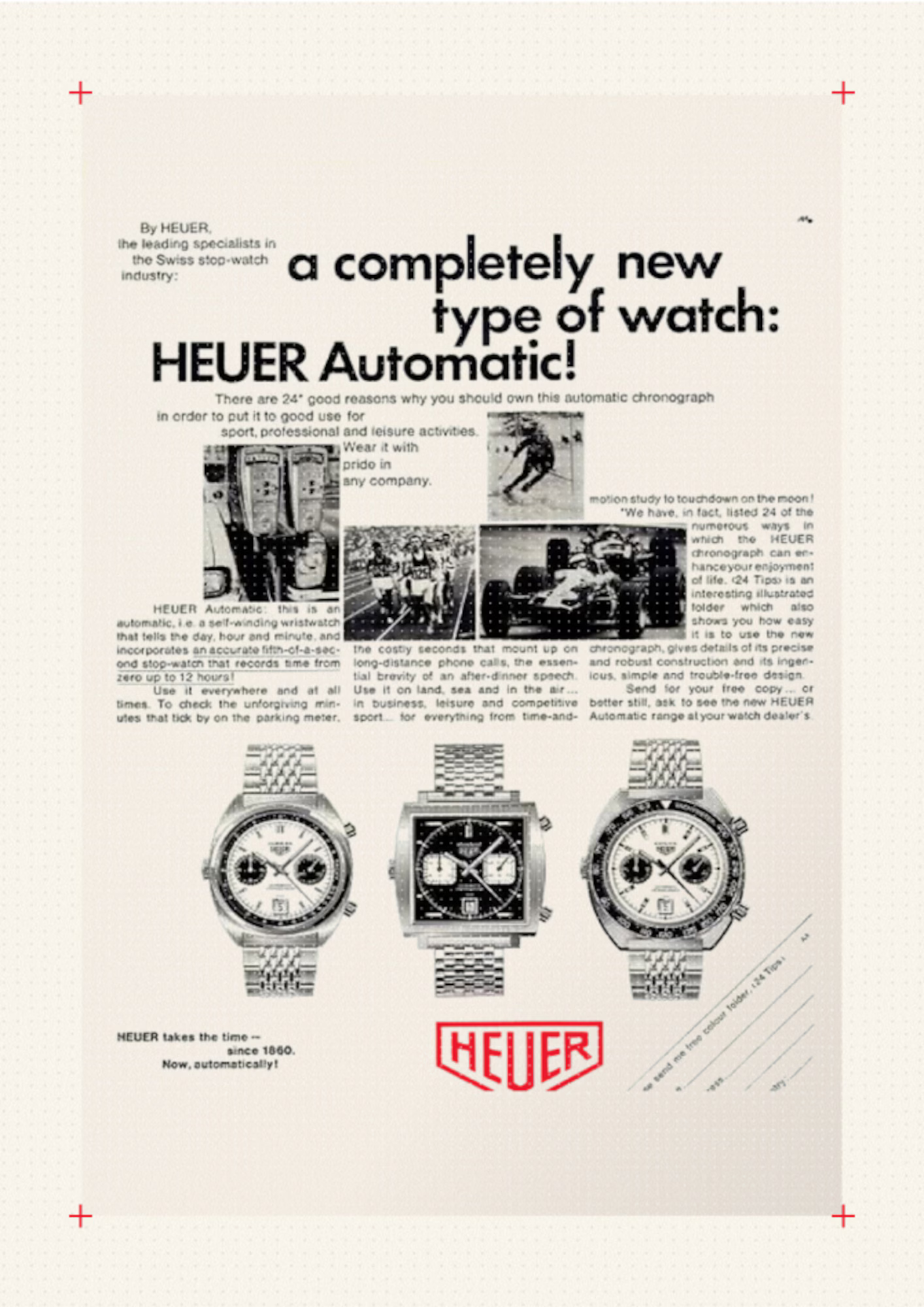 タグホイヤークロノグラフ開発