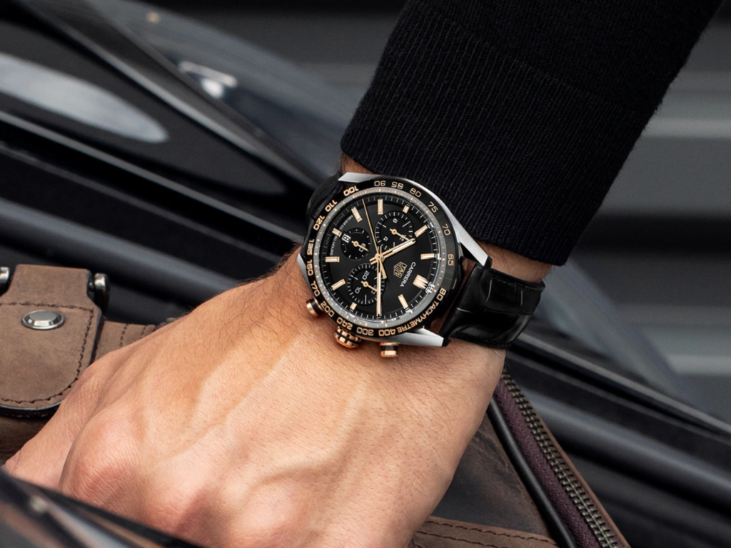 タグ・ホイヤーの腕時計 カレラクロノグラフの着用シーン