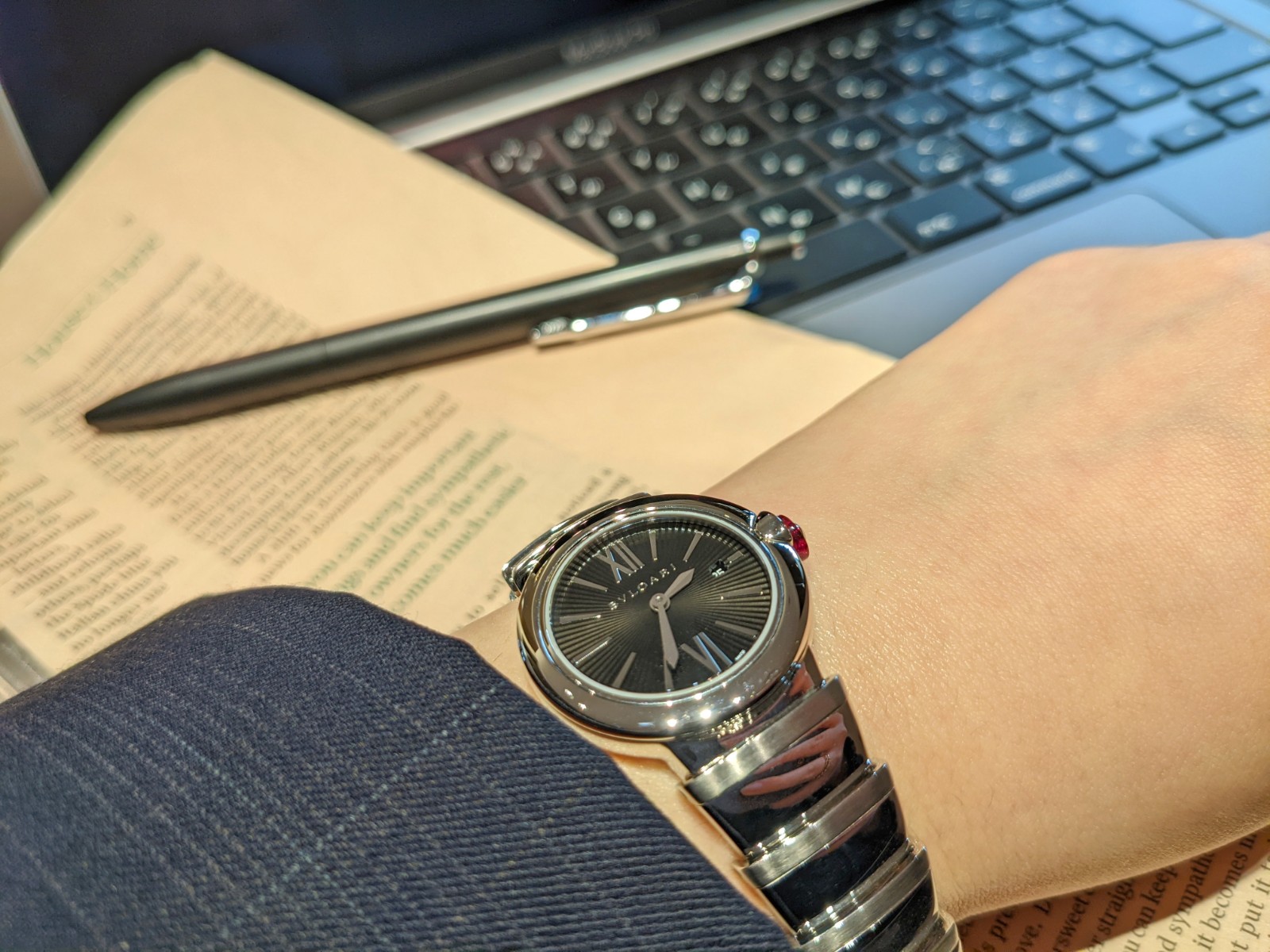 ブルガリ、ルチェア、レディース時計