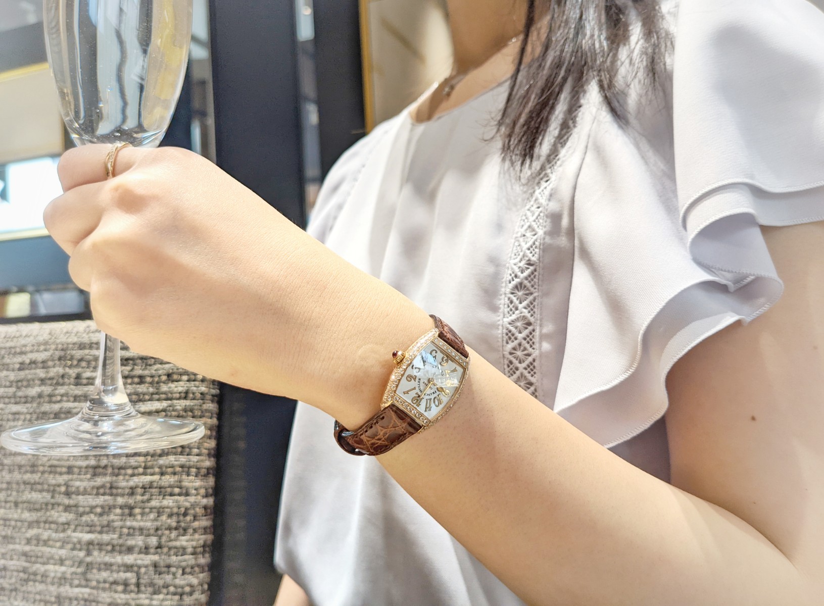 フランクミュラー、トノウカーベックス、レディース時計