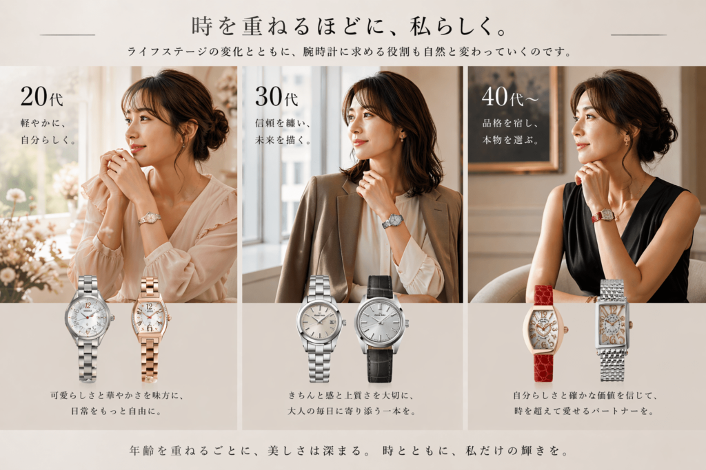 セイコールキア、グランドセイコー、フランクミュラーの腕時計