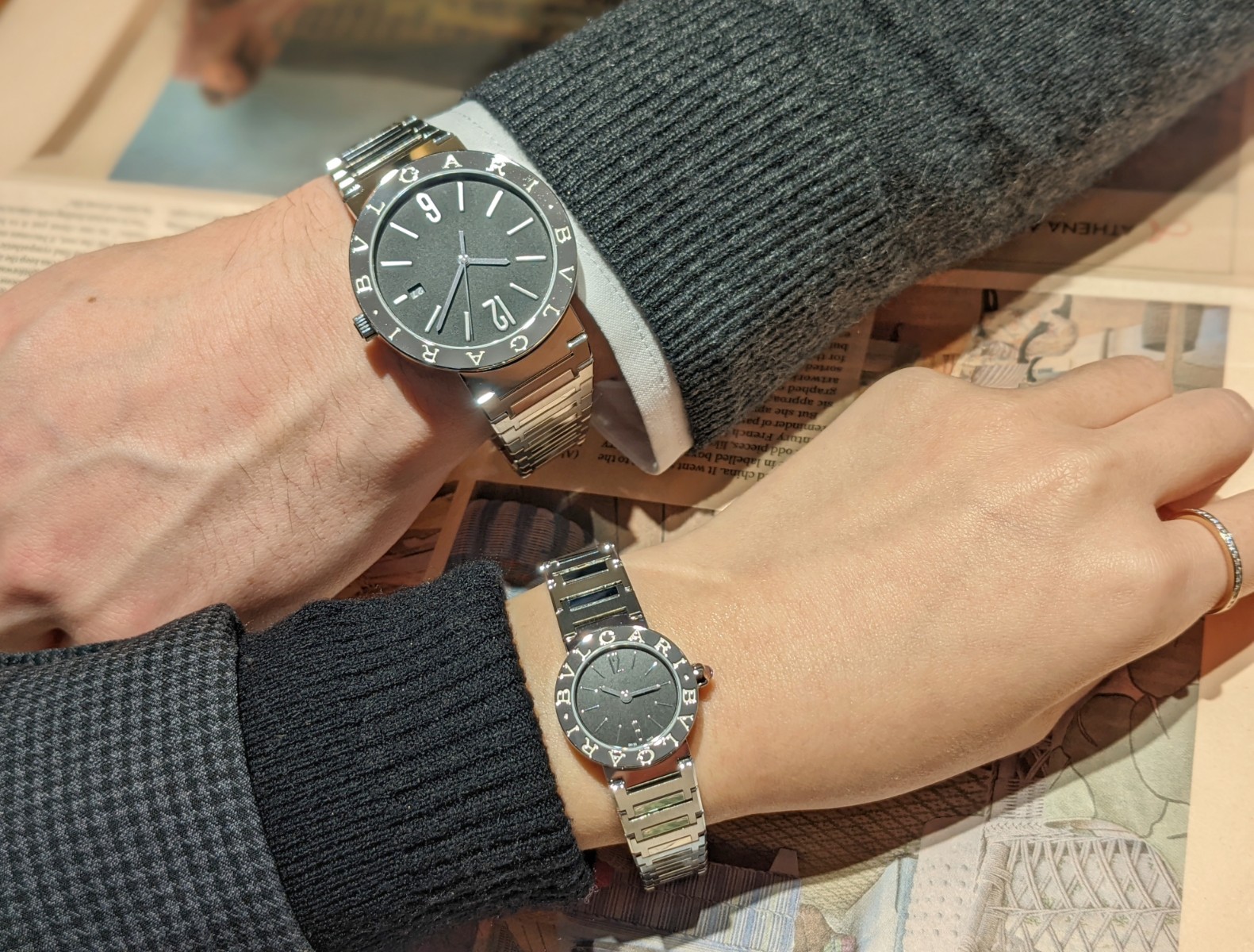 ブルガリブルガリ、ペアウォッチ