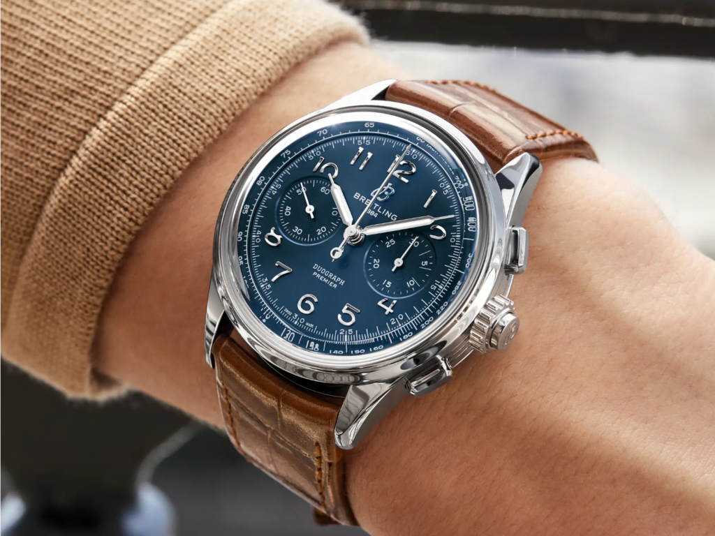 ブライトリングの腕時計 プレミエB15デュオグラフ42 AB1510171C1P1