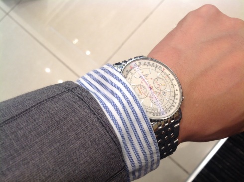 ブライトリングの38mmが人気らしい。