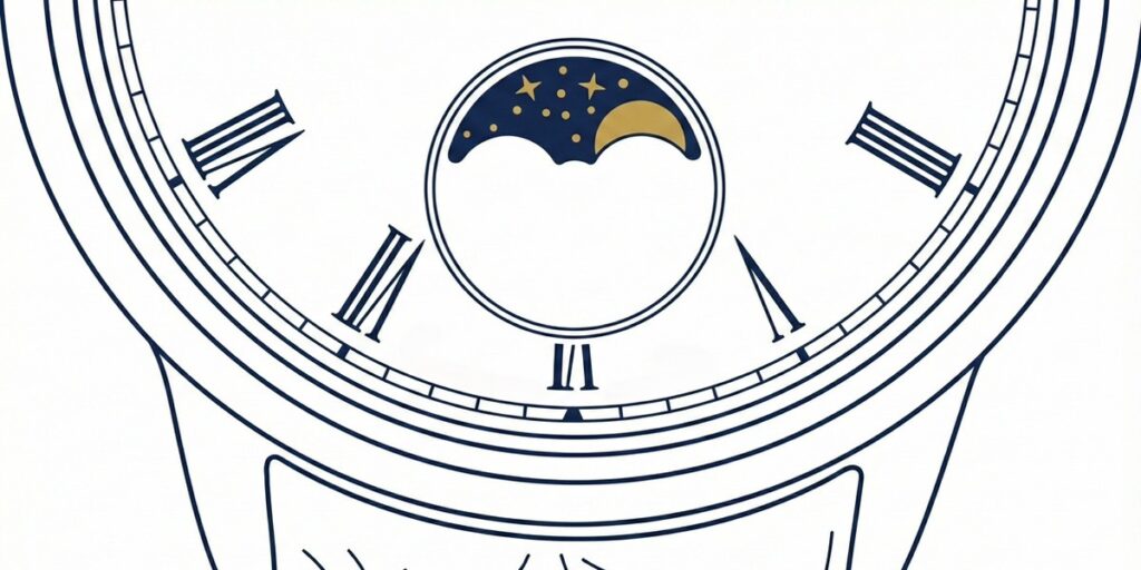 ムーンフェイズの下弦の月