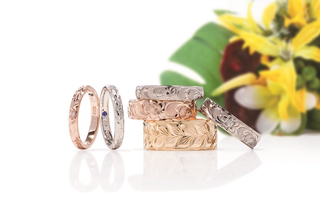 ハワイアンジュエリーの結婚指輪