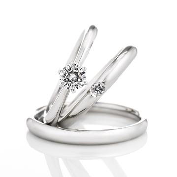 ロイヤルアッシャーダイヤモンド セットリング