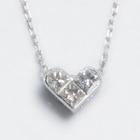 バースデーハートネックレス