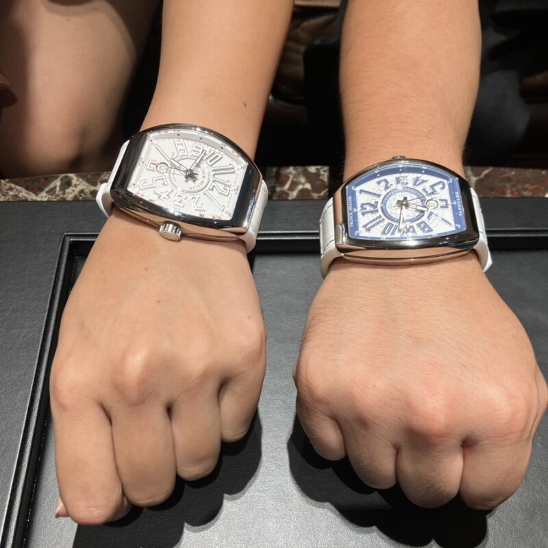 フランクミュラー ヴァンガードのペアウォッチ