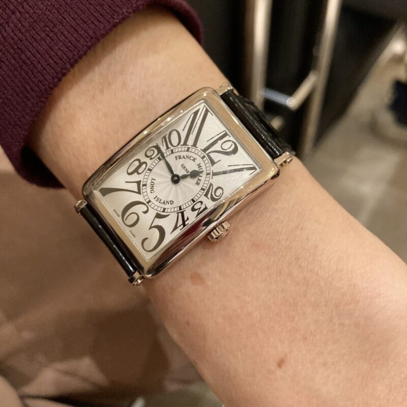 フランクミュラー ロングアイランドを着用した男性