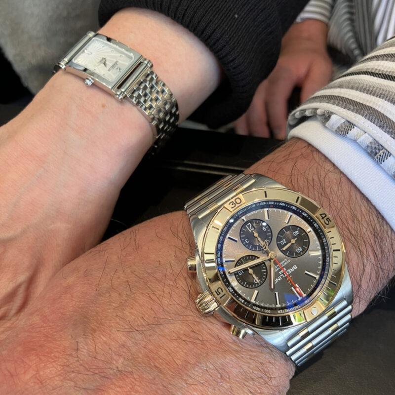 「ブライトリング クロノマット」と「エルブラン アンタレス」をご夫婦でお求め