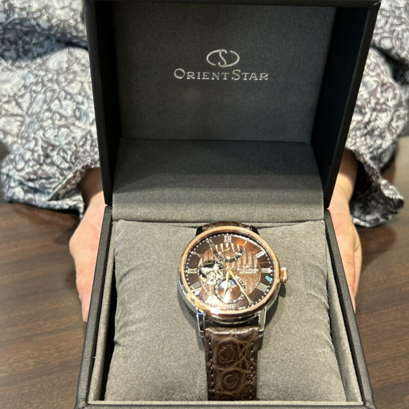 お返しウォッチのオリエントスターの時計