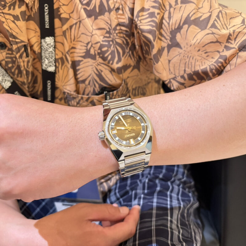 キングセイコーのVANACを着けた男性