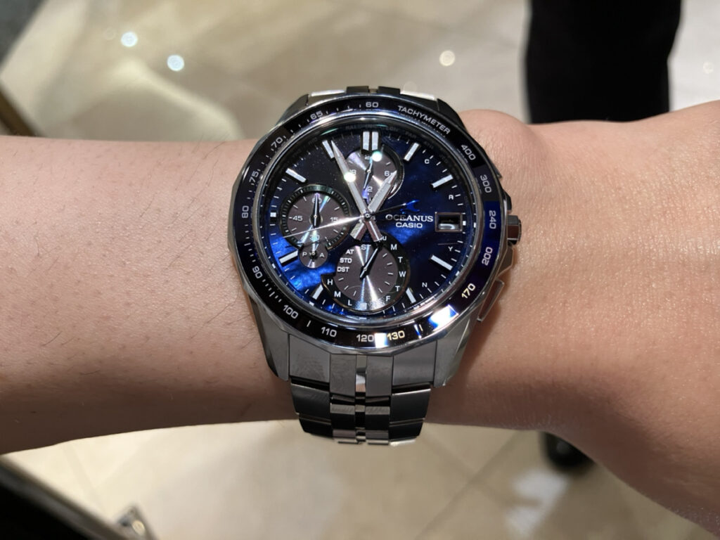 ＜カシオ オシアナス マンタ 20周年記念モデル 世界限定1,200本＞お求めいただきありがとうございます/OCW-S7000BV-2AJR - オシアナス