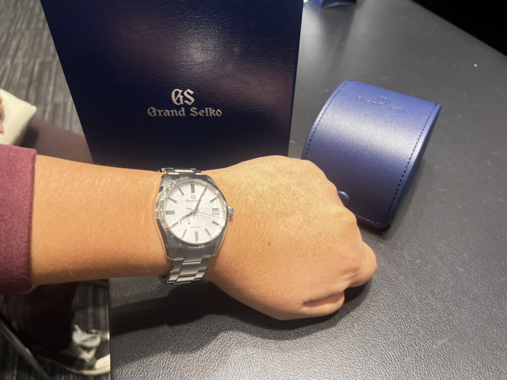 ＜グランドセイコー スプリングドライブ＞お求めいただきありがとうございます/SBGA465 - グランドセイコー