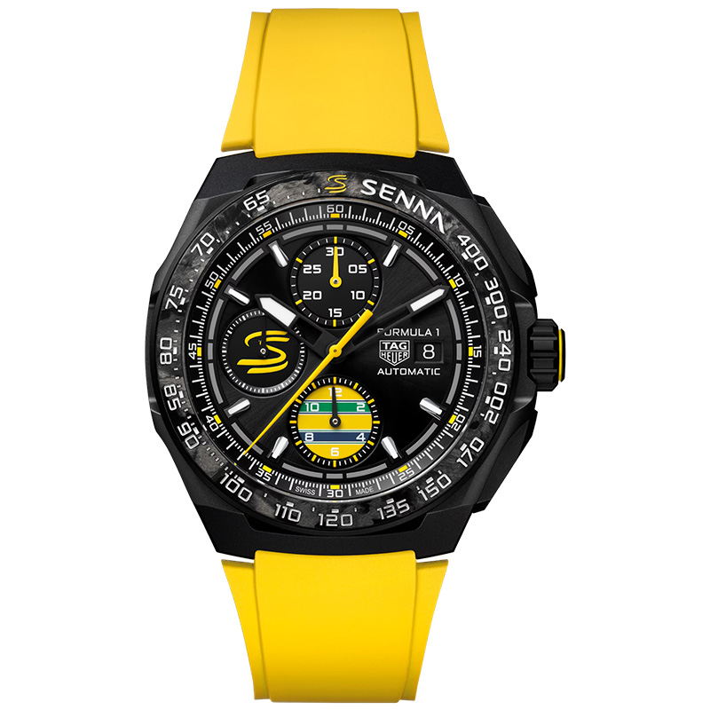 タグ・ホイヤーの時計「フォーミュラ1 クロノグラフ × セナ」
