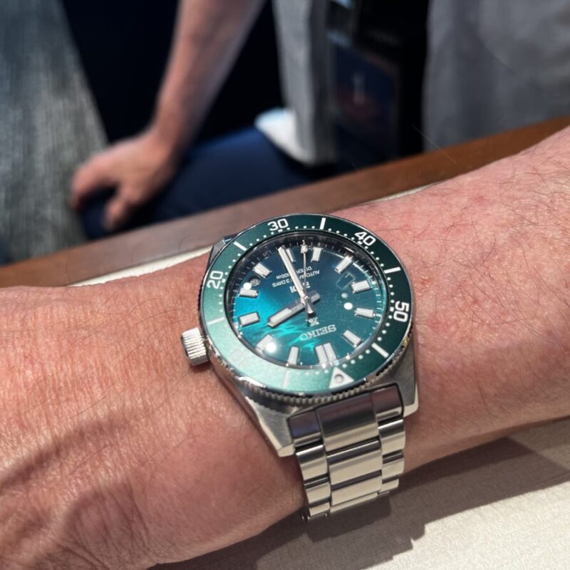 SEIKO　プロスペックスを着けた男性